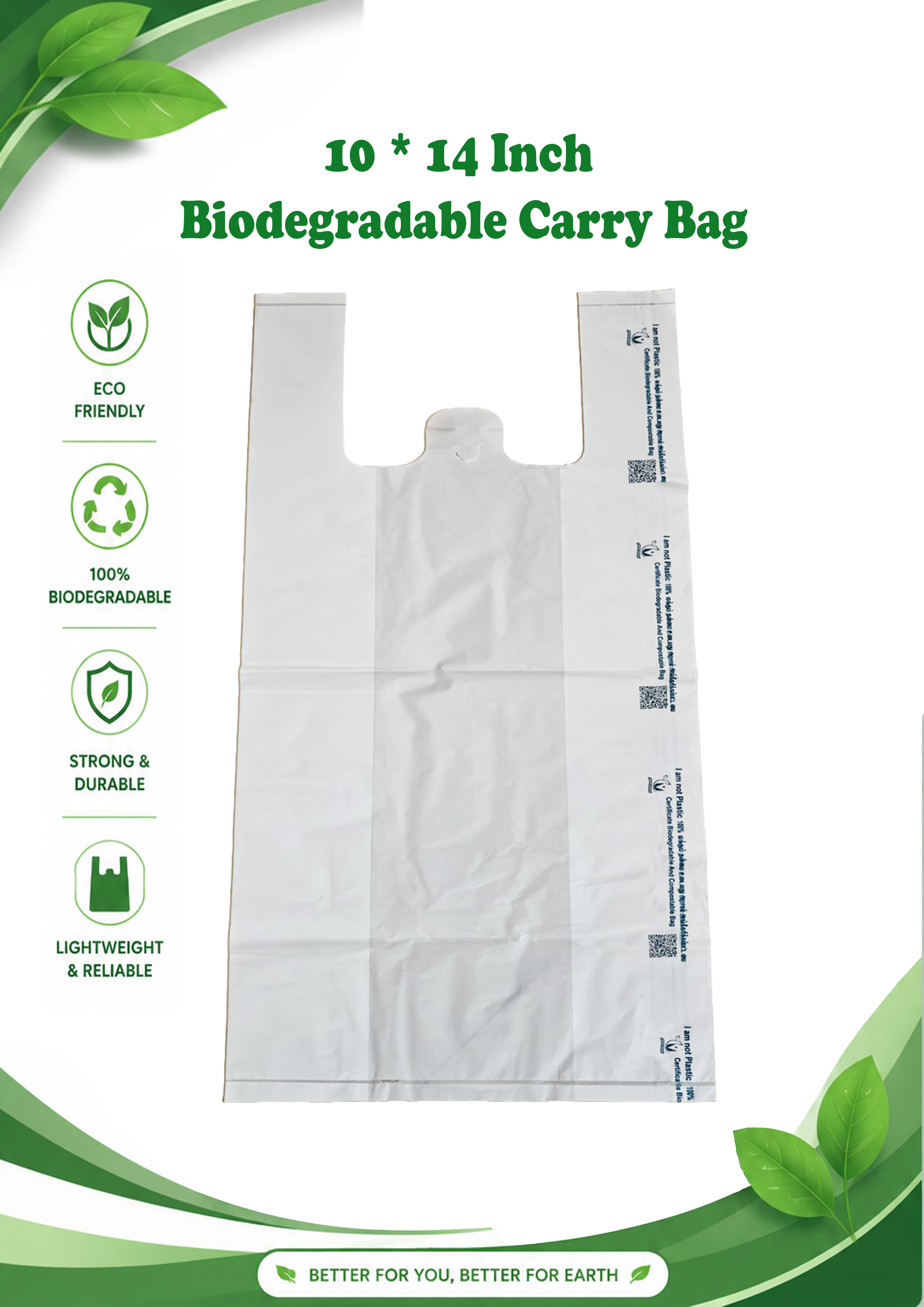10x14 Biodegradable Bag