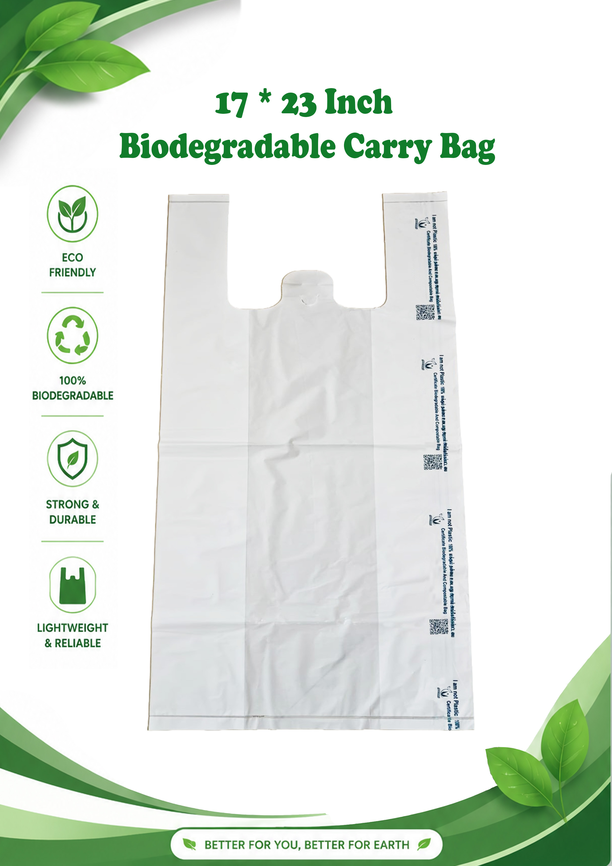 10x14 Biodegradable Bag